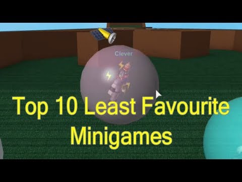Top 10 Least Favourite Minigames (Epic Minigames)
