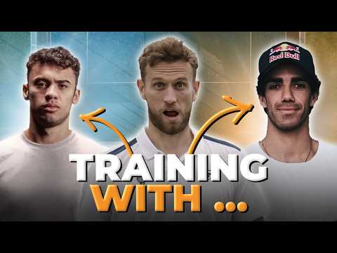 Padel-Training mit Lebrón und Augsburger