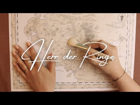 ASMR auf Deutsch: Eine Karte von Mittelerde