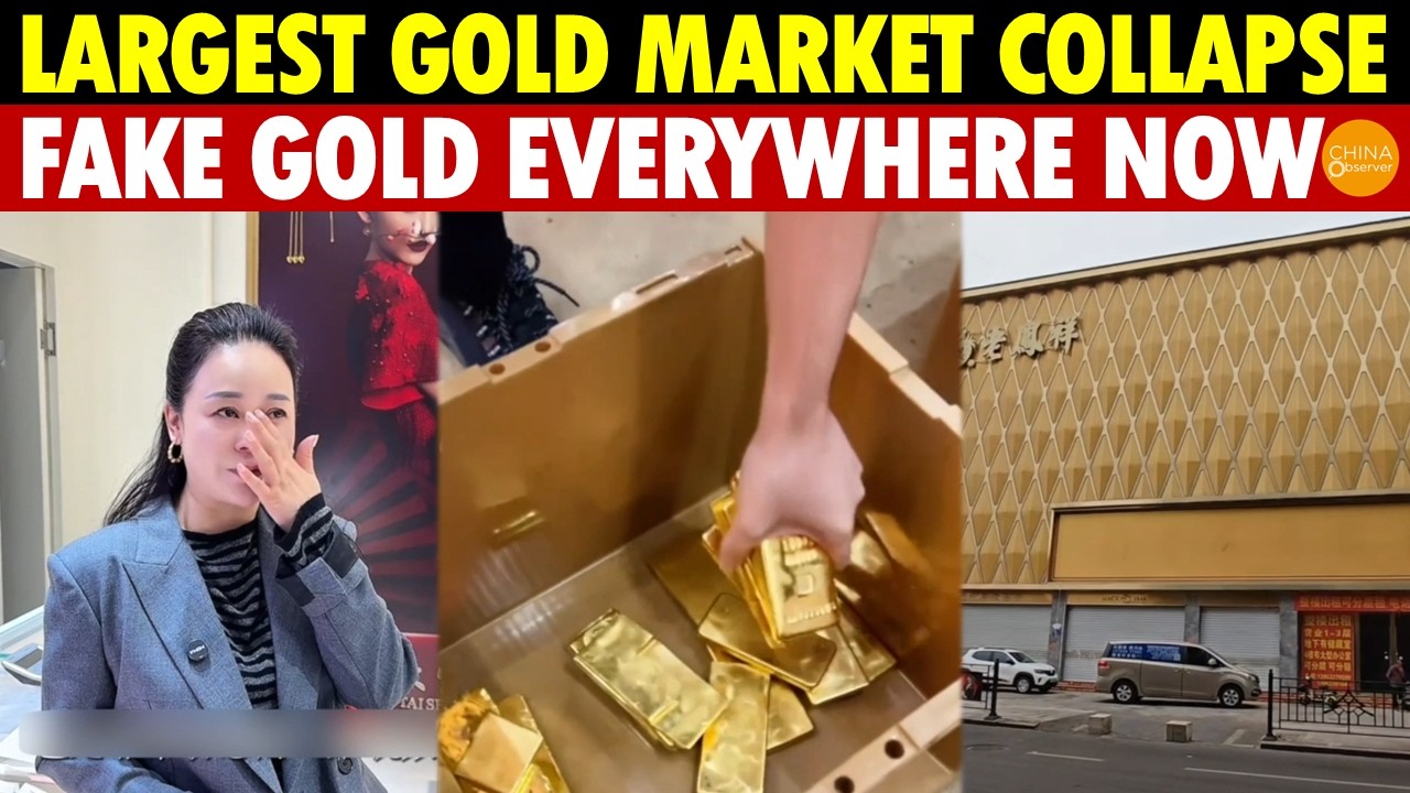 China’s Largest Gold Market And Jewelry Shops Collapse: Thousands Close, Fake Gold Everywhere
