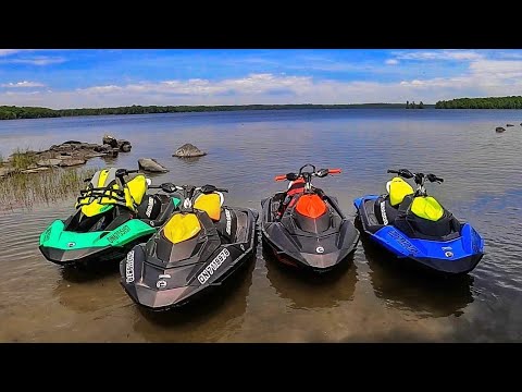 Rippin' the Trixx (First Sea-Doo ride with the boys)