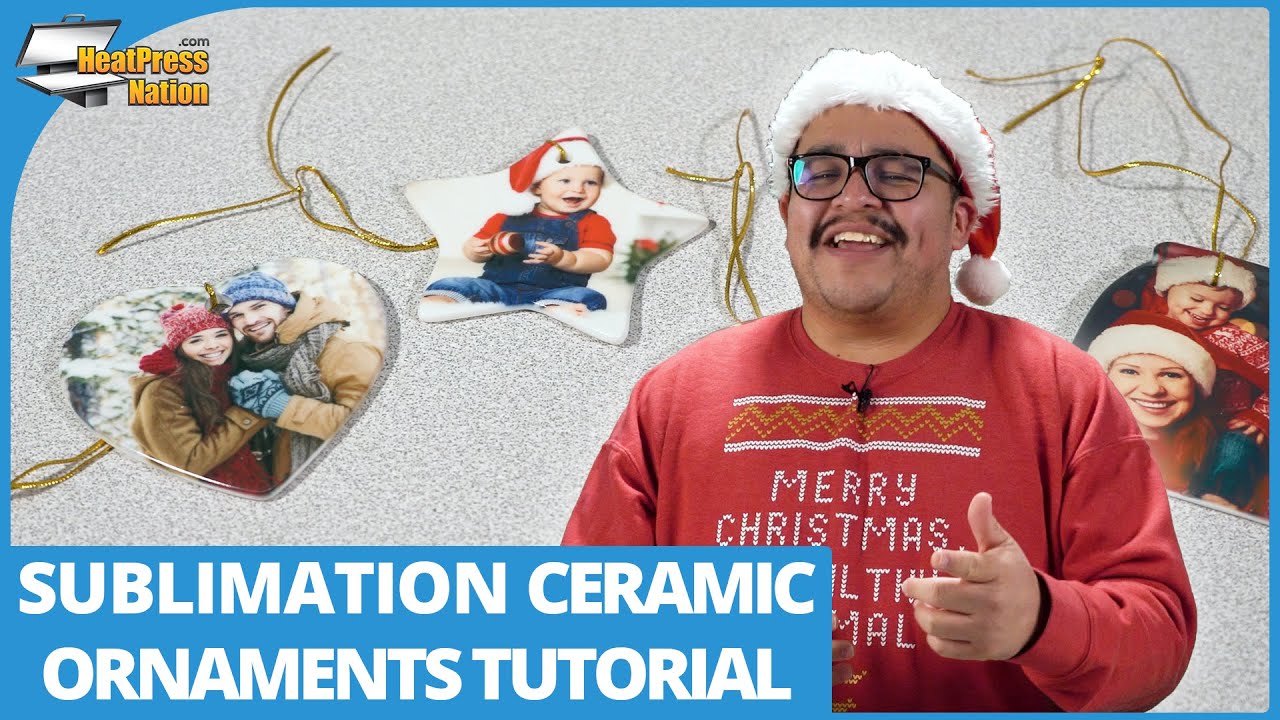 Sublimation On Ceramic Ornaments Tutorial