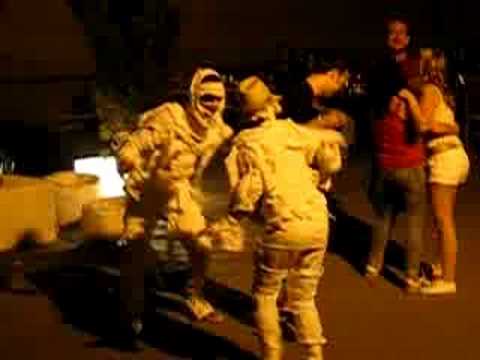 Stummy Bros with dancing Mummie @ Italia Wave 2008