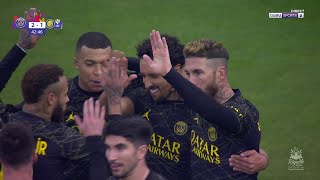 BUT - Sur un caviar de Mbappé, Marquinhos redonne l&#39;avantage au PSG