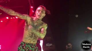 Lil Skies - Red Roses Ft. Landon Cube (Live Performance 2x) With CUFBOYS &amp; Lil XAN