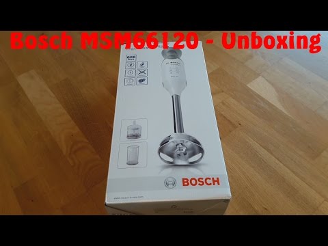 Unboxing - Bosch ErgoMixx MSM66120 (german)