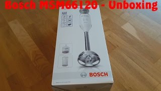 Unboxing - Bosch ErgoMixx MSM66120 (german)