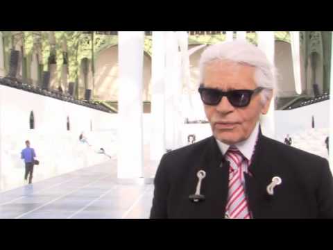 Chanel Spring-Summer 2013 Ready-to-Wear - Interview with Karl Lagerfeld