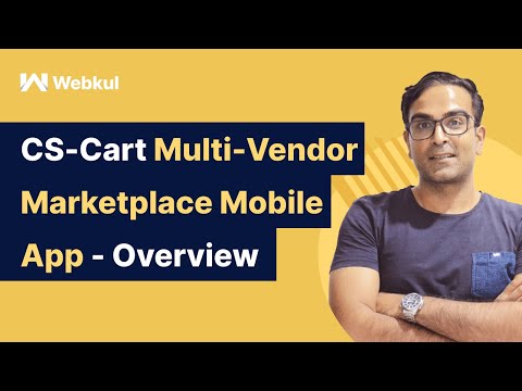 CS Cart Multi-Vendor Marketplace Mobile App - Overview