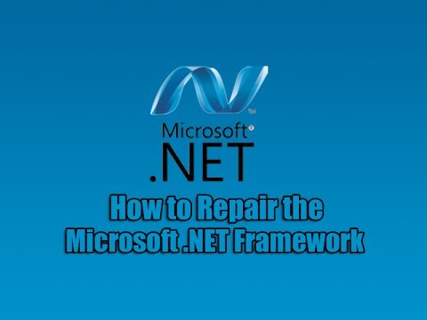 comment reparer net framework