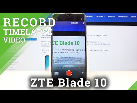 How to Enable Time Lapse – Videos Recording on ZTE Blade 10