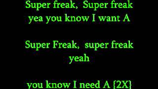 Supa Freak-Young Jeezy Lyrics On Screen