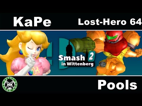 SiW2 - KaPe (Peach) Vs. Lost-Hero 64 (Samus) - Pools - Melee Singles