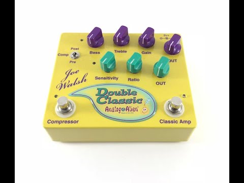 Analog Alien Joe Walsh Double Classic Compressor / Overdrive Pedal