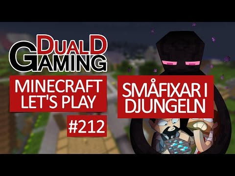 Minecraft Let's Play - Episode #212 - Småfixar i djungeln