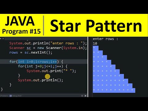 Java Program To Print Right Triangle Star Pattern