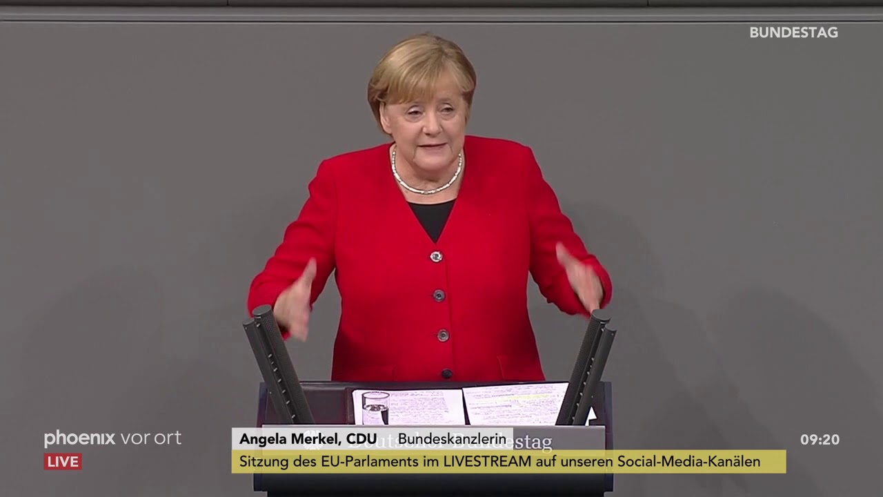 Bundeskanzlerin Angela Merkel (CDU) in der Generaldebatte am 27.11.19