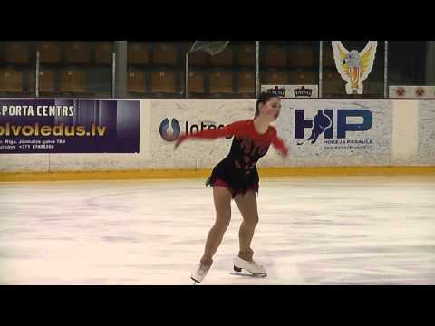KORNEJEVA Aleksandra, LTU, Advanced Novice Girls SP