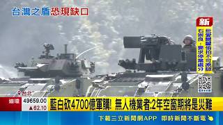 藍白砍4700億軍購! 無人機業者:2年空窗期將是災難  藍白排除商購.委製 國防部:極易造成戰力缺口│記者 王一德 江文賢│台灣要聞20260508│三立iNEWS