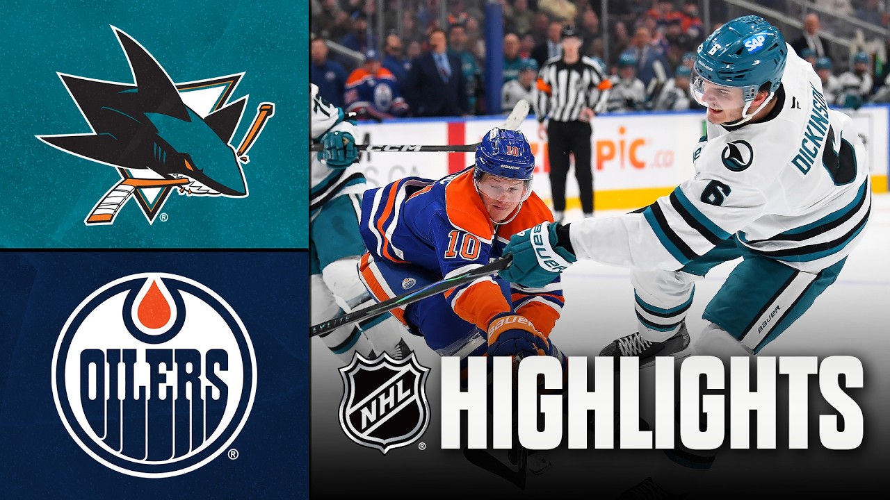 Sharks vs. Oilers | NHL Highlights | March 17, 2026