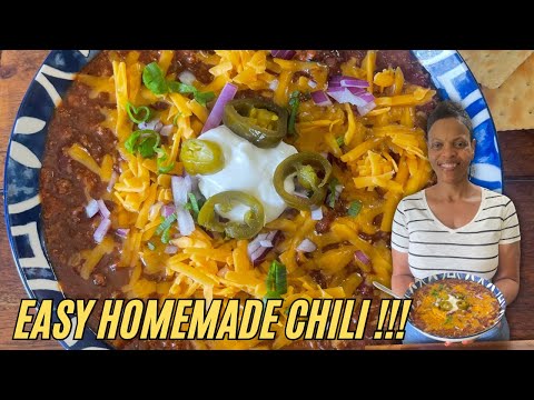 Easy Homemade Chili!!!!!!