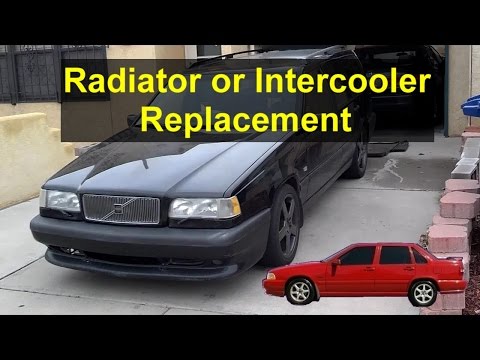 How to replace or install the radiator and intercooler on Volvo 850, S70, V70, V70XC - REMIX