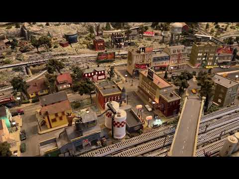 Incredible N-Scale Train Layout - West Orange, NJ