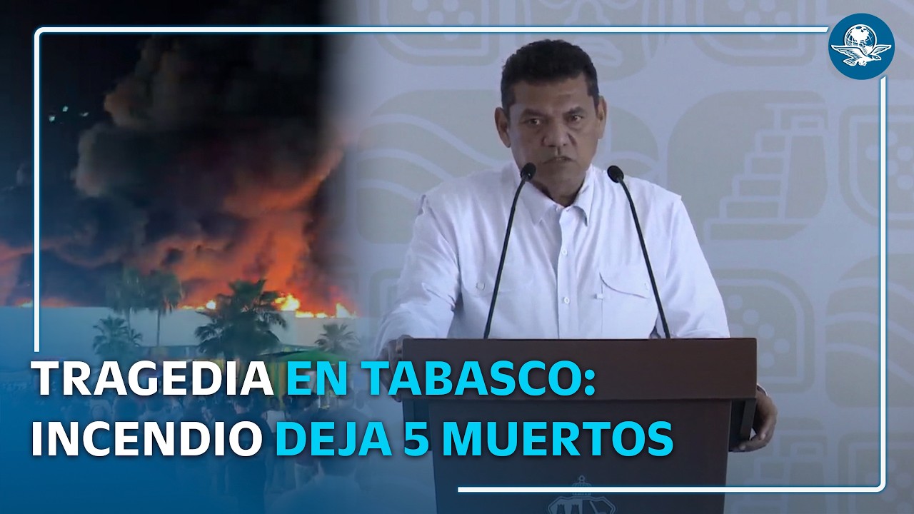 Feria de Tabasco termina en catástrofe tras incendio; hay cinco fallecidos