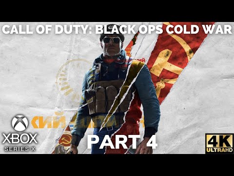 Call of Duty: Black Ops Cold War Campaign Walkthrough Gameplay Part 4 | Xbox Series X | 4K