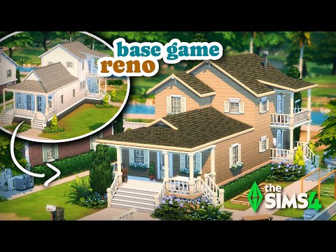 Riverside Roost Renovation (Base Game) | The Sims 4 Speed Build