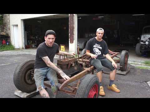 Sweet 16 First Hot Rod Project- Disassembling A Ford Model A Frame - Ep. 3