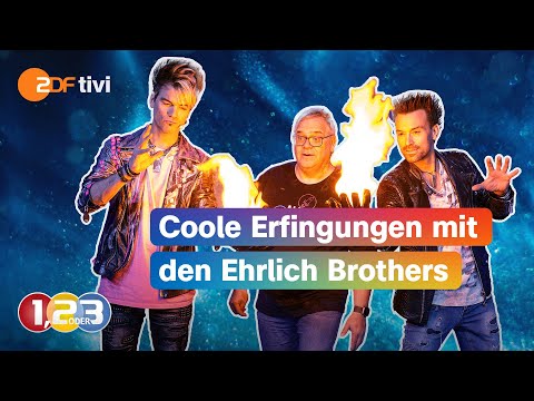 1, 2 oder 3 - Coole Erfindungen mit den Ehrlich Brothers (Ganze Folge) | ZDFtivi