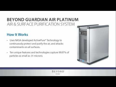 Purificateur d'air Beyond Guardian Air - sans production d'ozone, technologie ActivePure certifiée, pour bureaux, écoles, hôpitaux_3
