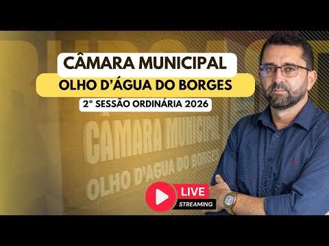 Câmara Municipal de Olho D’água do Borges | 2ª Sessão Ordinária do 1º Período Legislativo #rubcast