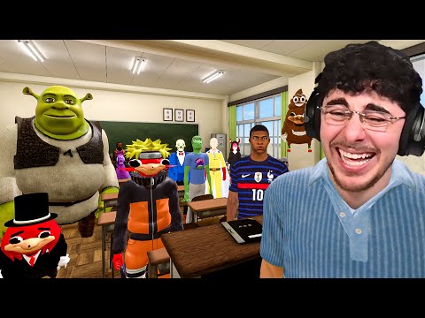 La rentrée de classe des golmons sur Vr Chat