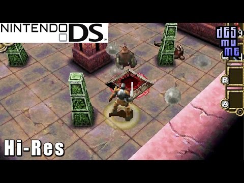 Dungeon Explorer: Warriors of Ancient Arts - Nintendo DS Gameplay High Resolution (DeSmuME)