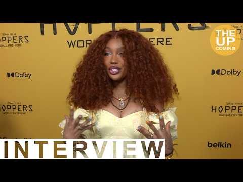 SZA interview at Hoppers world premiere