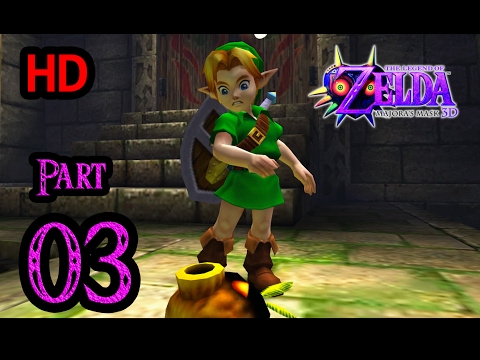 Zelda Majora's Mask 3D 100% Walkthrough 1080p HD Part 3 - Ocarina of Time - Bomber's Notebook