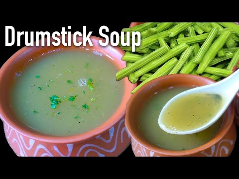 Drumstick soup | moringa soup | healthy soup for weight loss | drumstick / moringa pod recipe