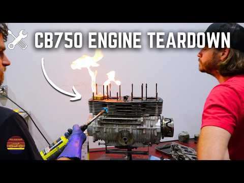 Can We Save This Seized Honda CB750 Engine? Full Teardown