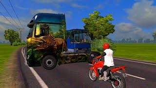 Download lagu POV Driving Scania S520 - Stadlandet! and tight situation with another truck. mp3