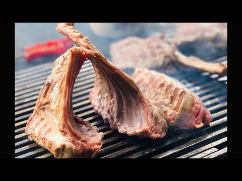 Баранье рёбрышки на решетке