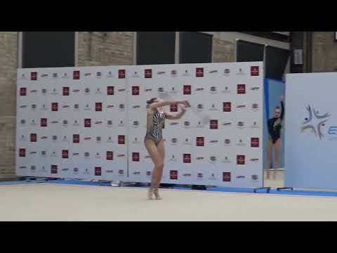 Amanda Sniedze clubs Rīgas pils  čempionāts mākslas vingrošanā 2022 final