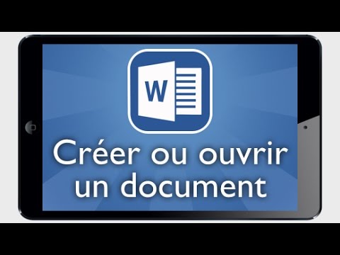 comment modifier document word sur ipad