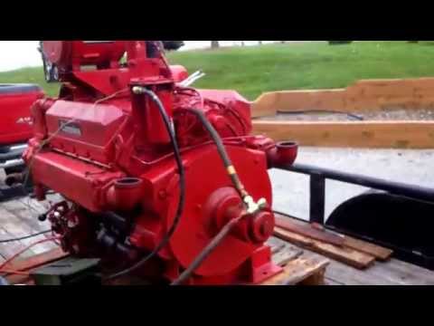 Cummins V8 8.3l Diesel Engine Model V504 w/104 hours for Marine or Stationary Industrial Use