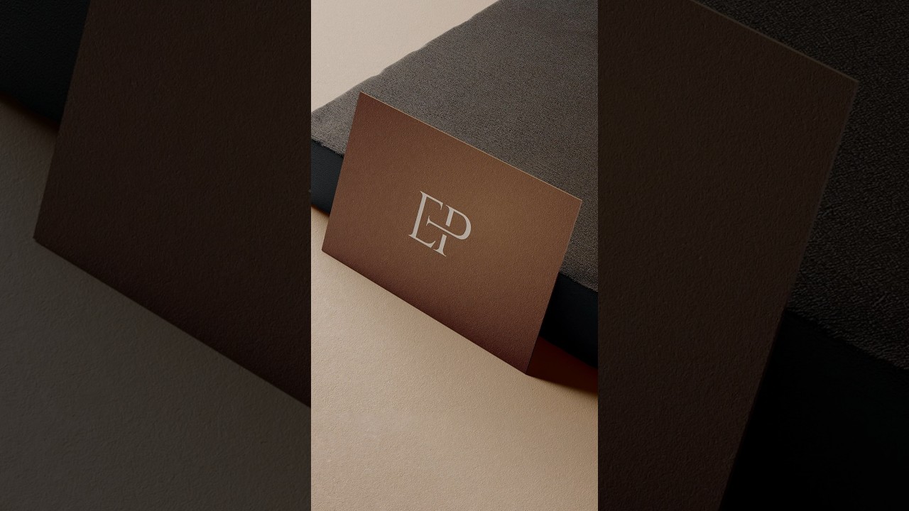 Visual identity with monogram logo design