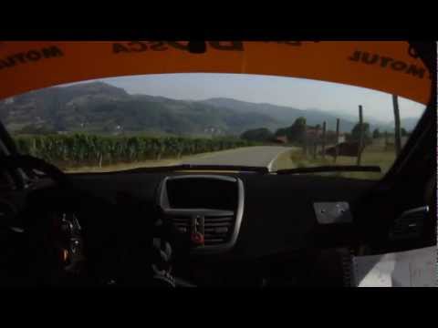 CameraCar Rally del Tartufo 2012 Cantamessa - Bollito Peugeot 207 Super2000 1°Assoluti