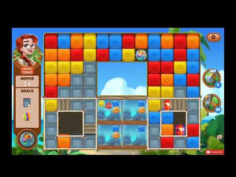 Lost Island Blast Adventure Level 1345 NO BOOSTERS - A S GAMING ✔