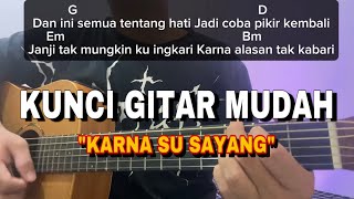 Download lagu [Chord Mudah] Kunci Gitar Lagu KARNA SU SAYANG Versi SKA REGGAE | dan ini semua tentang hati mp3