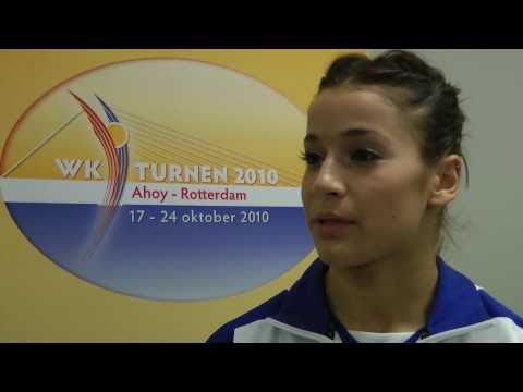 Alicia Sacramone Interview - After Podium Training - 2010 World Championships